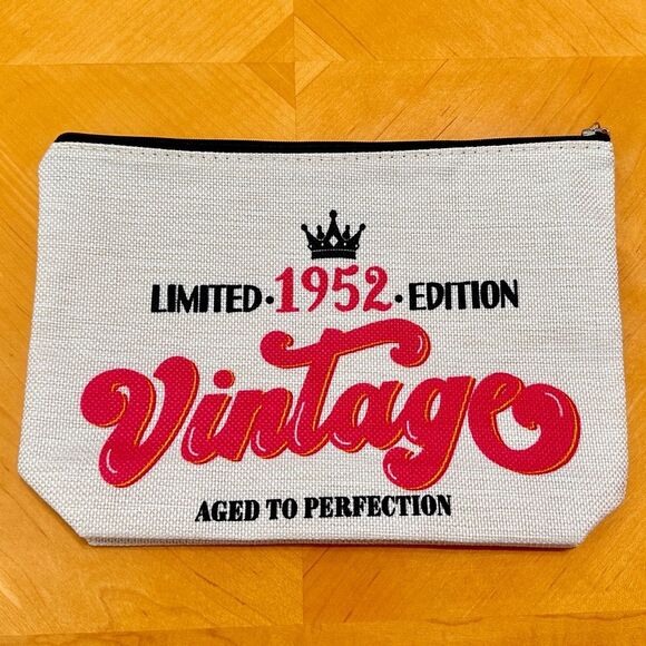Handbags - Birthday Make-Up Bag with zipper 1952